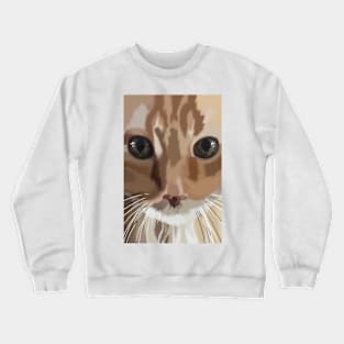 A Cat's Stare Crewneck Sweatshirt